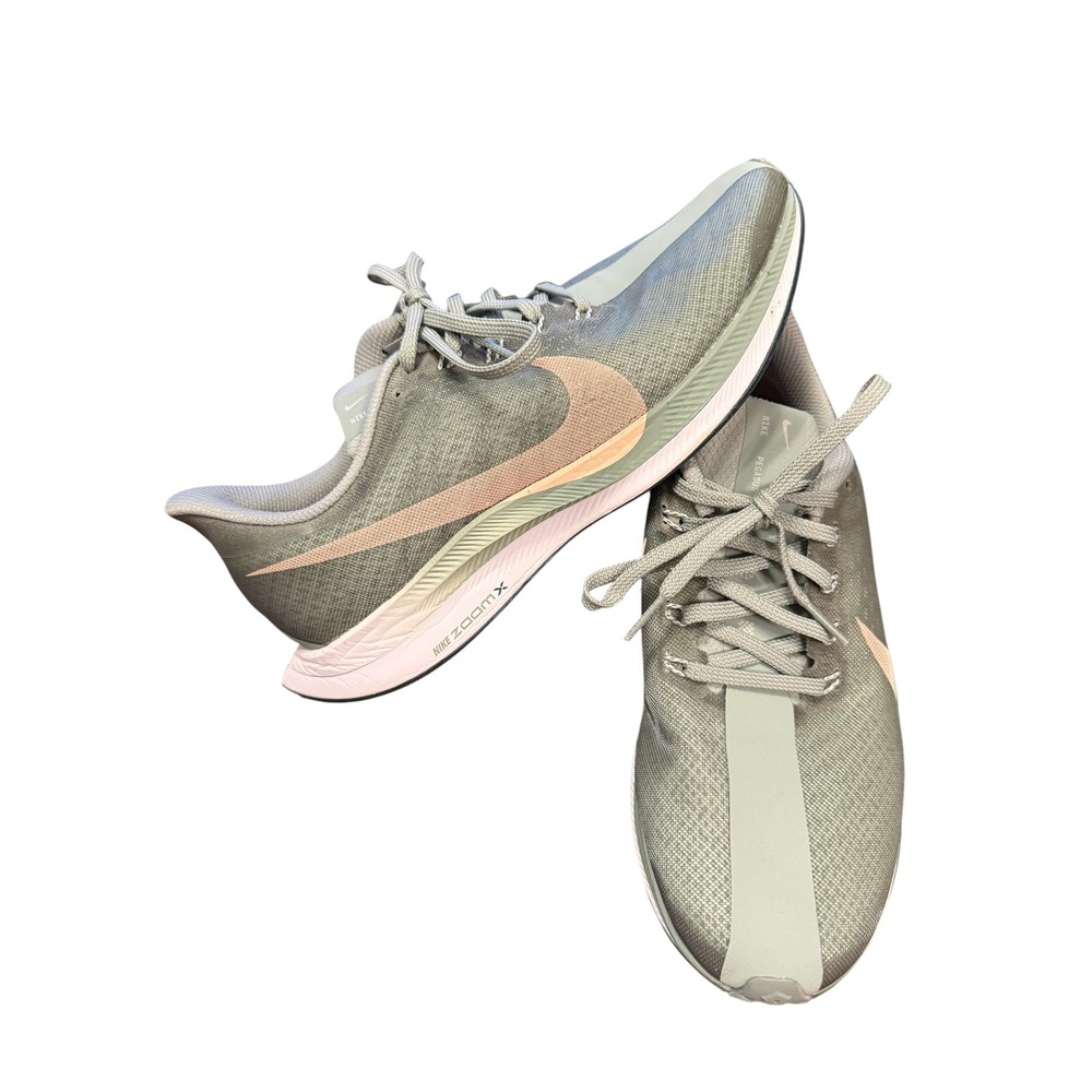 Nike Zoom Pegasus Turbo Women 9 Mica Green AJ4115-300 Good Running Shoes - Picture 1 of 6